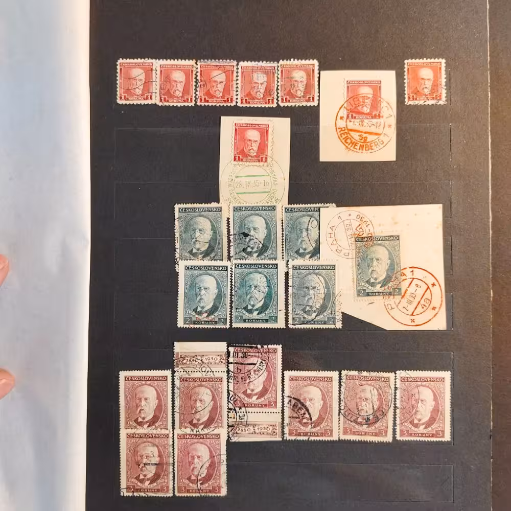 Sestava známek, ČSR, # lot-25376