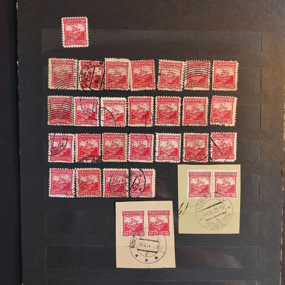Briefmarken lot, Tschechoslowakie, # lot-25363