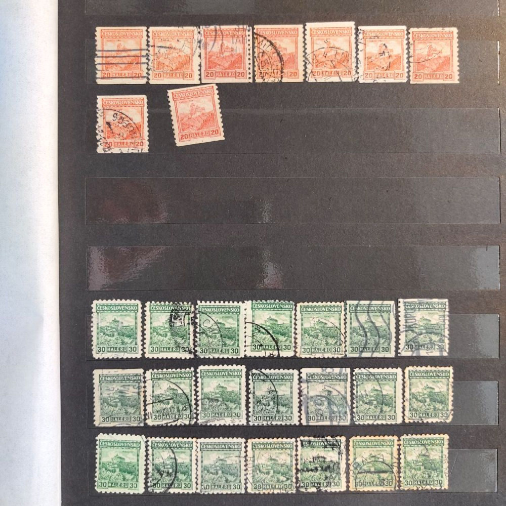 Sestava známek, ČSR, # lot-25348