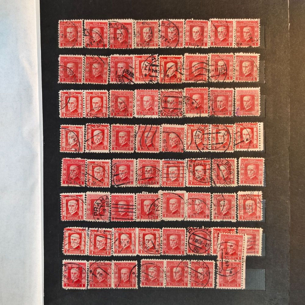 Sestava známek, ČSR, # lot-25349