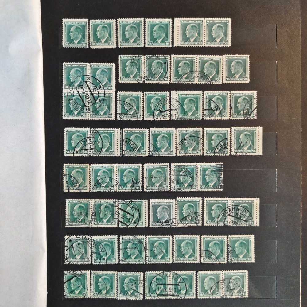 Briefmarken lot, Tschechoslowakie, # lot-25344