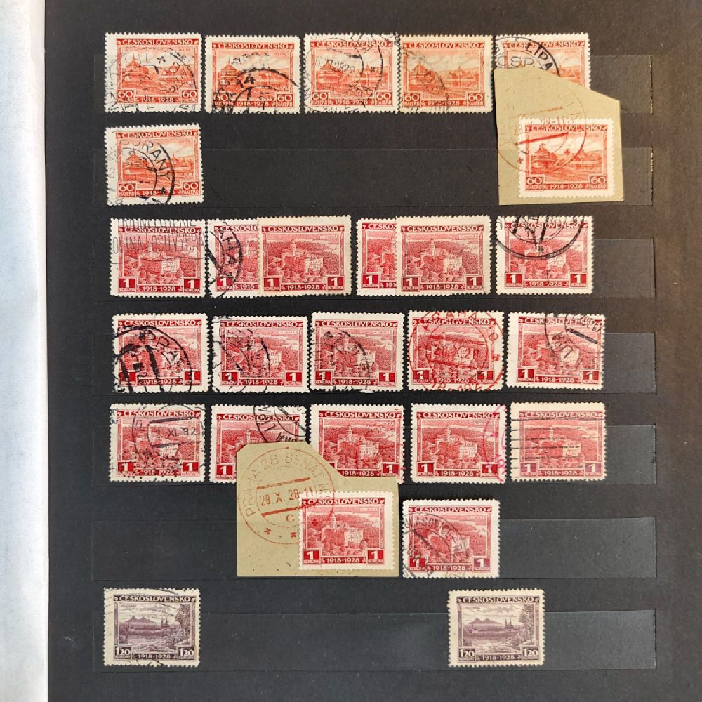 Sestava známek, ČSR, # lot-25336