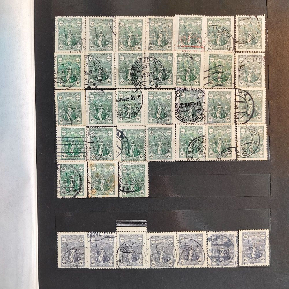 Sestava známek, ČSR, # lot-25333