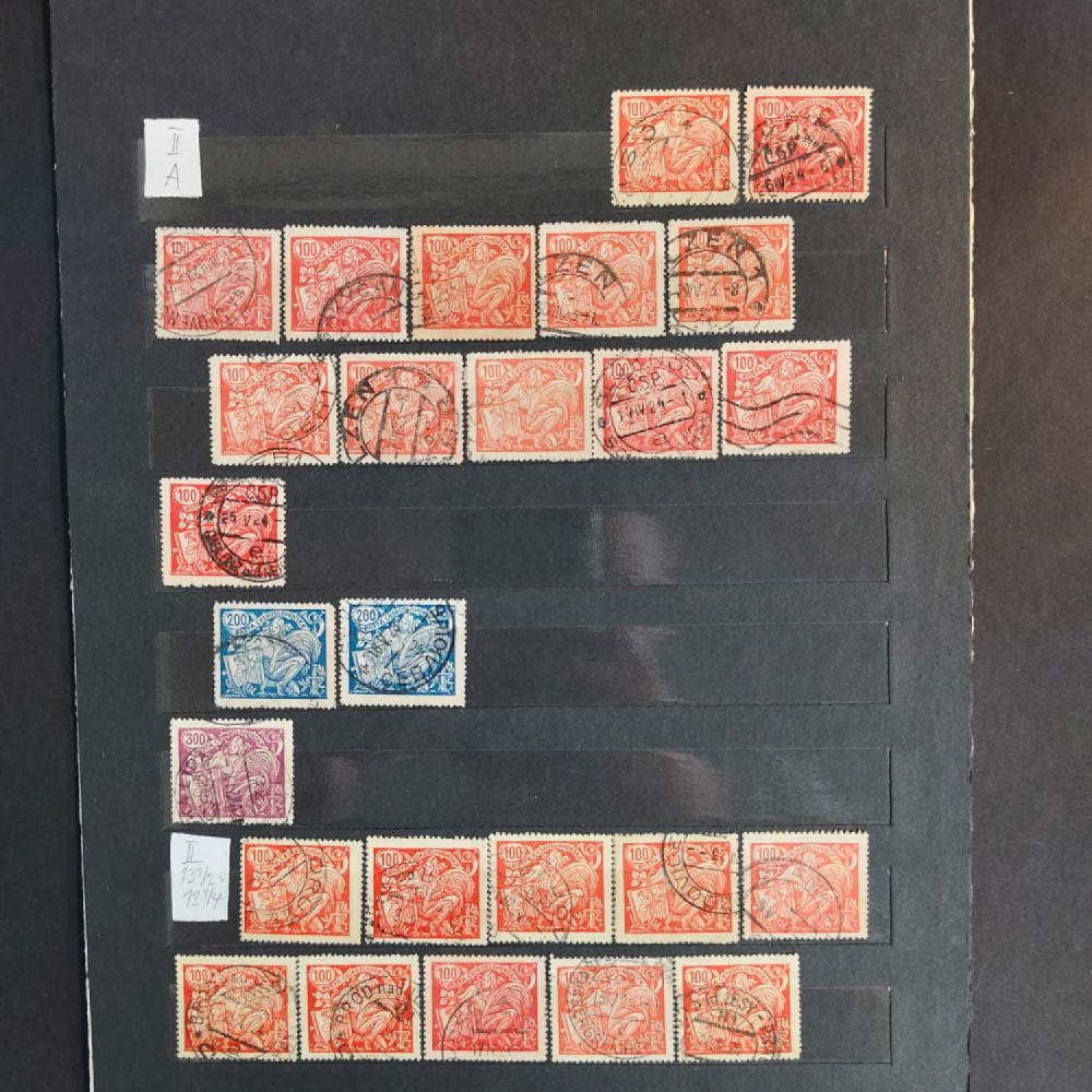 Sestava známek, ČSR, # lot-25342