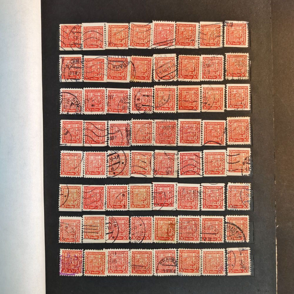 Sestava známek, ČSR, # lot-25328
