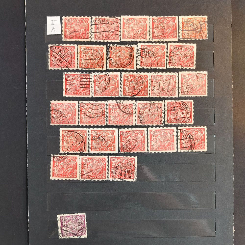 Sestava známek, ČSR, # lot-25332