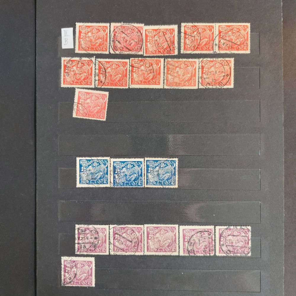 Sestava známek, ČSR, # lot-25312