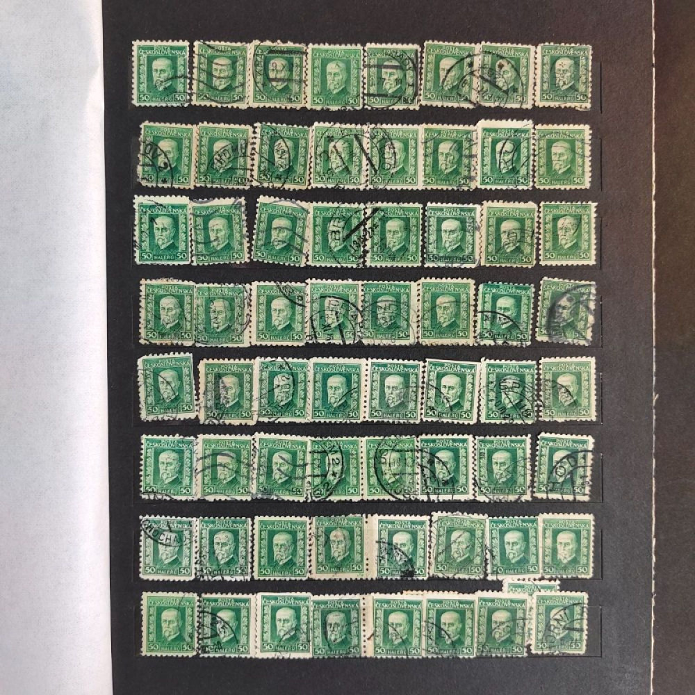 Sestava známek, ČSR, # lot-25313