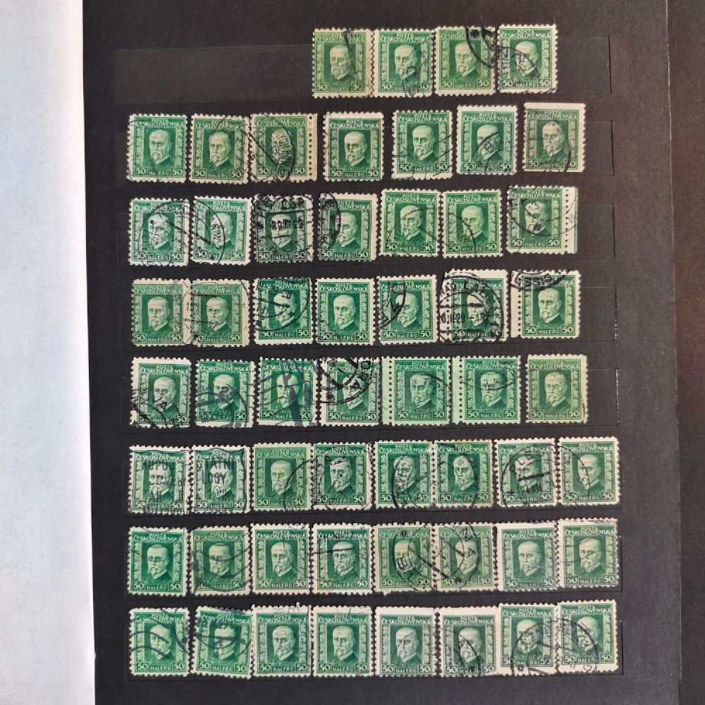Sestava známek, ČSR, # lot-25305