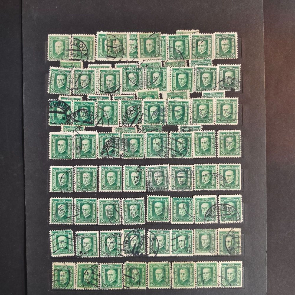 Sestava známek, ČSR, # lot-25323