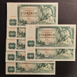 100 Kčs, Emise 1961