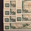 Set of banknotes Czechoslovakia, Pi. 91c, N/UNC,  2