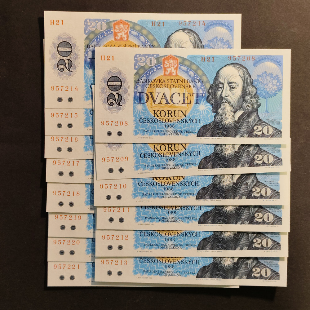 Postupka ČSR, Pi. 95, N/UNC, série H21