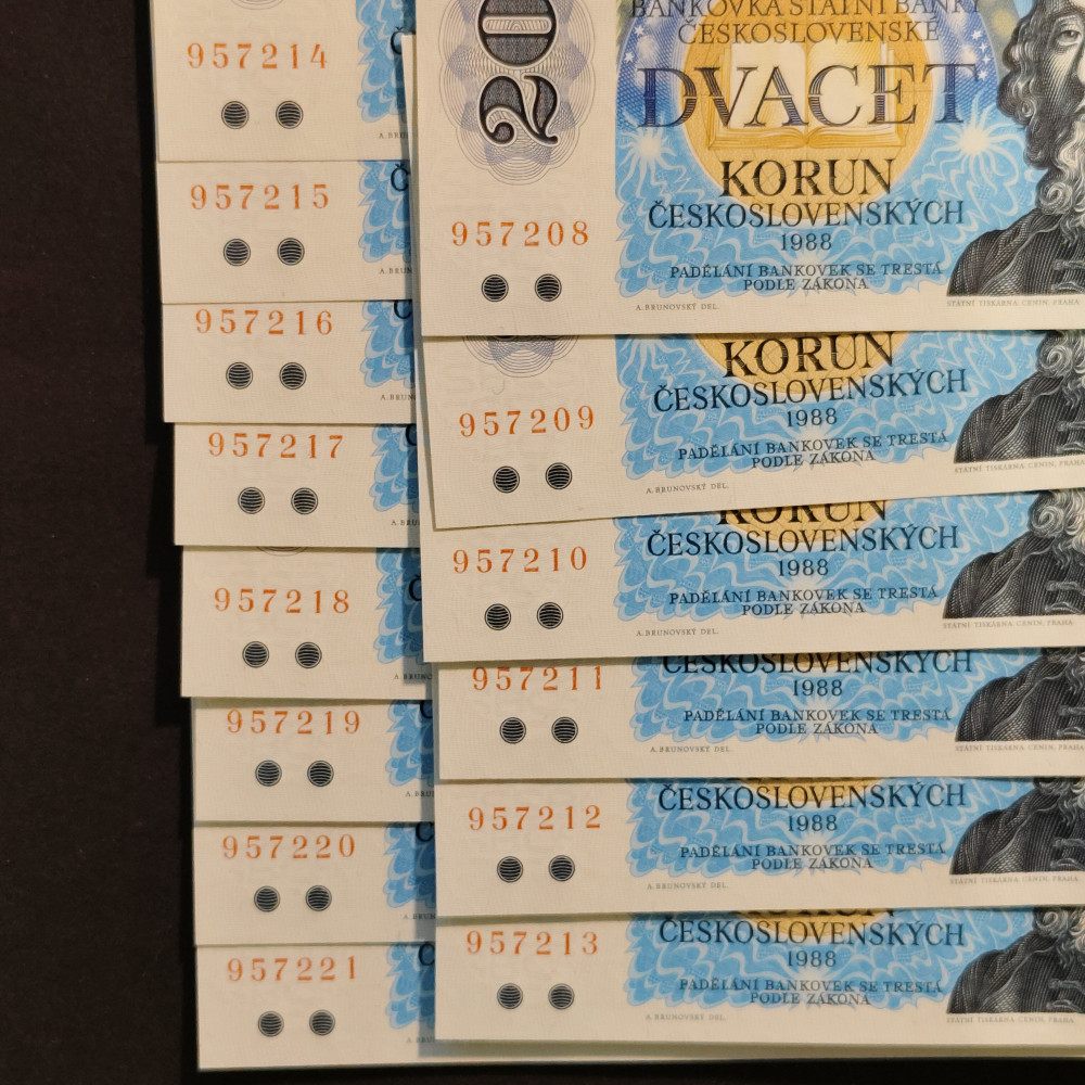 Postupka ČSR, Pi. 95, N/UNC, série H21 1