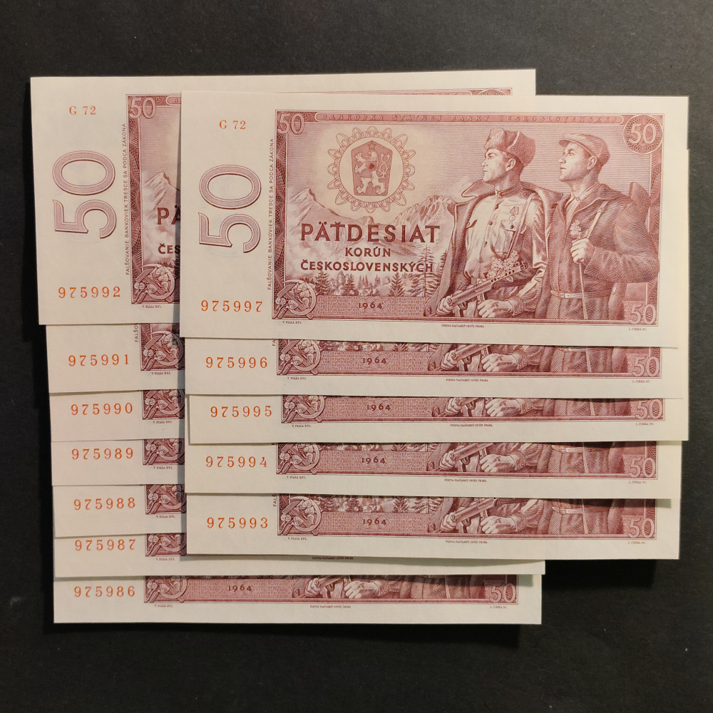 Postupka ČSR, Pi. 90b, N/UNC, série G72