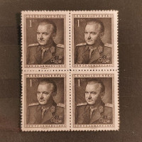 Čtyřblok ČSR, Pof.617**, 1,50 Kčs