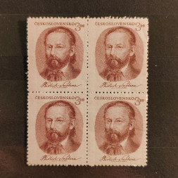 Čtyřblok ČSR, Pof.596**, 3 Kčs