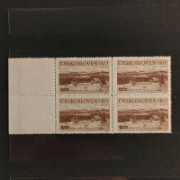 Čtyřblok ČSR, Pof.586**, 2 Kčs