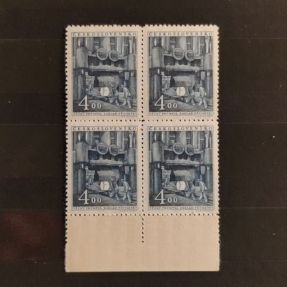 Čtyřblok ČSR, Pof.577**, 4 Kčs
