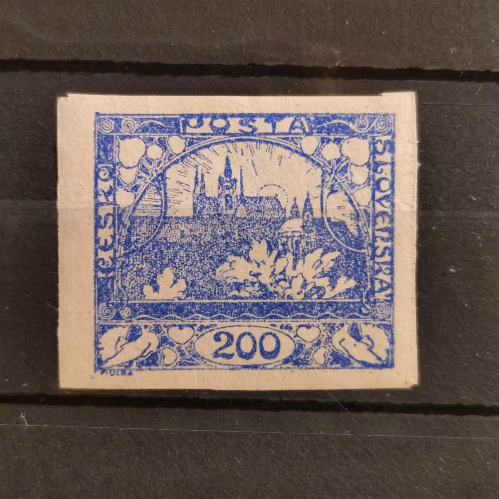 Známka ČSR, Pof.22*, 200h