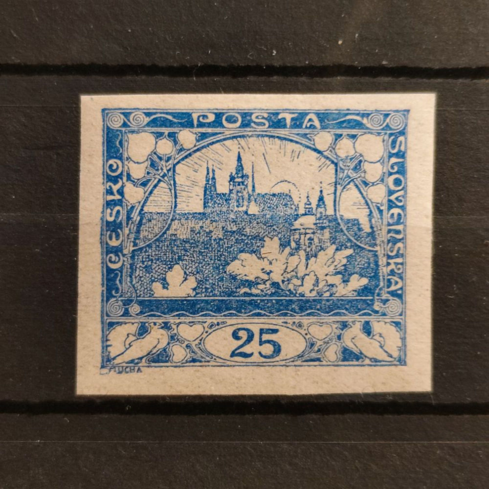 Známka ČSR, Pof.10*, 25h