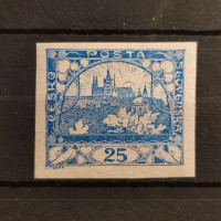 Selo Tchecoslováquia, Pof.10 (Mi. 5), MH, 25h