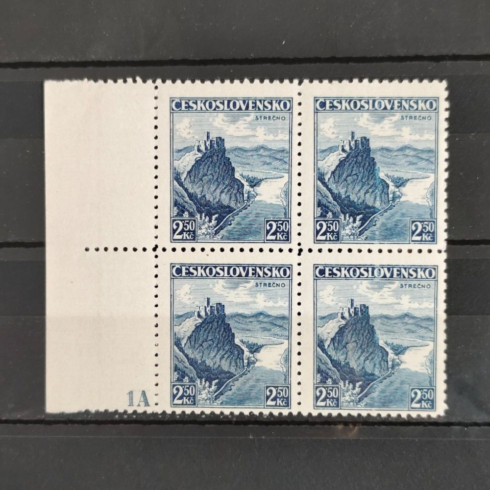 Čtyřblok ČSR, Pof.308**, s DČ, 2,50 Kč