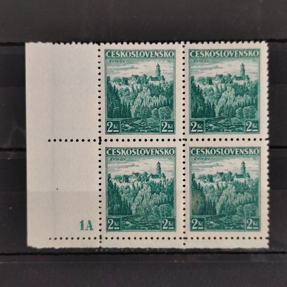 Block Tschechoslowakie, Pof.307 (Mi. 353)**, 2 Kč