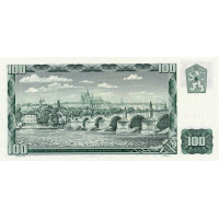 Bankovka ČR, 100 Kč, Pi. 1, N/UNC, 1993, kolkovaná, série G83