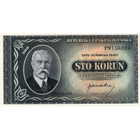 Bankovka ČSR, 100 Kčs, Pi. 63a, N/UNC, serie PN, 150924
