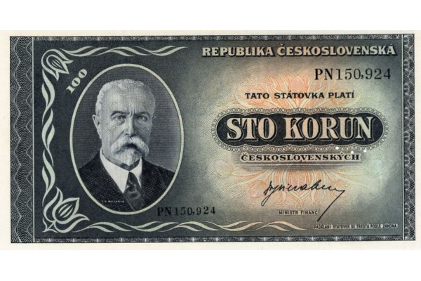 Bankovka ČSR, 100 Kčs, Pi. 63a, N/UNC, serie PN, 150924