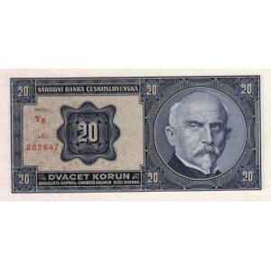 20 Kčs, Emise 1926–1934