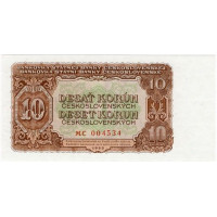10 Kčs, Emise 1953 – Státní banka československá