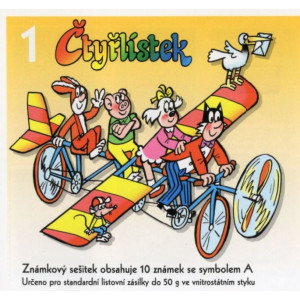 Známkový sešítek ČR, Pof.630**, 10xA