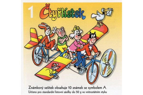 Známkový sešítek ČR, Pof.630**, 10xA