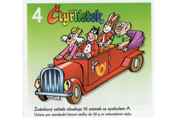 Známkový sešítek ČR, Pof.681**, 10xA