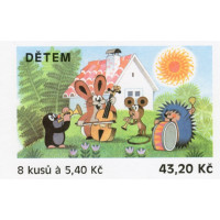 Známkový sešítek ČR, Pof.ZSt16**, 8 x 5.40 Kč Známkový sešítek ČR, Pof.ZSt16**, 8 x 5.40 Kč