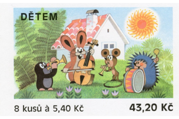 Známkový sešítek ČR, Pof.ZSt16**, 8 x 5.40 Kč