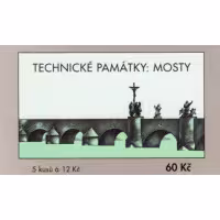 Markenheften Tschechische Republik, Pof.ZS113 (Mi. MH0-155)**, 5x12 Kč