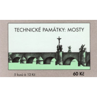 Známkový sešítek ČR, Pof.ZS113**, 5x12 Kč Známkový sešítek ČR, Pof.ZS113**, 5x12 Kč