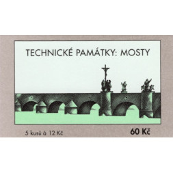 Známkový sešítek ČR, Pof.ZS113**, 5x12 Kč
