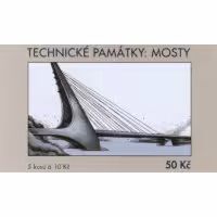 Markenheften Tschechische Republik, Pof.ZS112 (Mi. MH0-154)**, 5x10 Kč