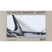 Známkový sešítek ČR, Pof.ZS112**, 5x10 Kč Známkový sešítek ČR, Pof.ZS112**, 5x10 Kč