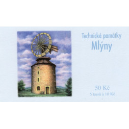 Známkový sešítek ČR, Pof.ZS108**, 5x10 Kč