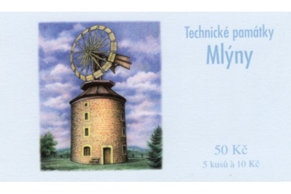 Známkový sešítek ČR, Pof.ZS108**, 5x10 Kč