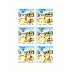 Mini-folha PL Tchéquia, Pof.515 (Mi. 516), MNH, 6x11 Kč