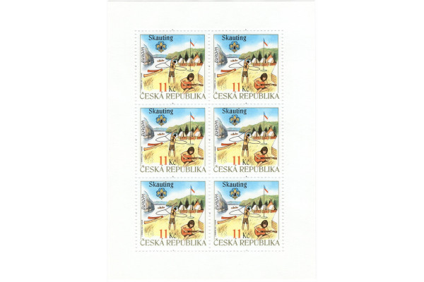 Přepážkový list PL ČR, Pof.515**, 6x11 Kč