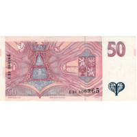 Bankovka ČR, 50 Kč, Pi. 17c, 0/AU, serie E, 26, vzor 1997