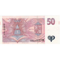 Bankovka ČR, 50 Kč, Pi. 17c, N/UNC, série E53