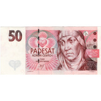 Bankovka ČR, 50 Kč, Pi. 17b, N/UNC, 1997, serie D
